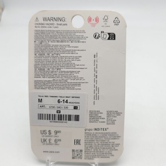 Zara Pink Yellow Acrylic Ring Set READ ME MISSING TWO Size 4 - Picture 4 of 6